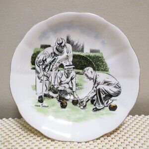Royal Albert "Bowls" Saucer(Only) Signed by Arthur Ferrier Bone China no teacup